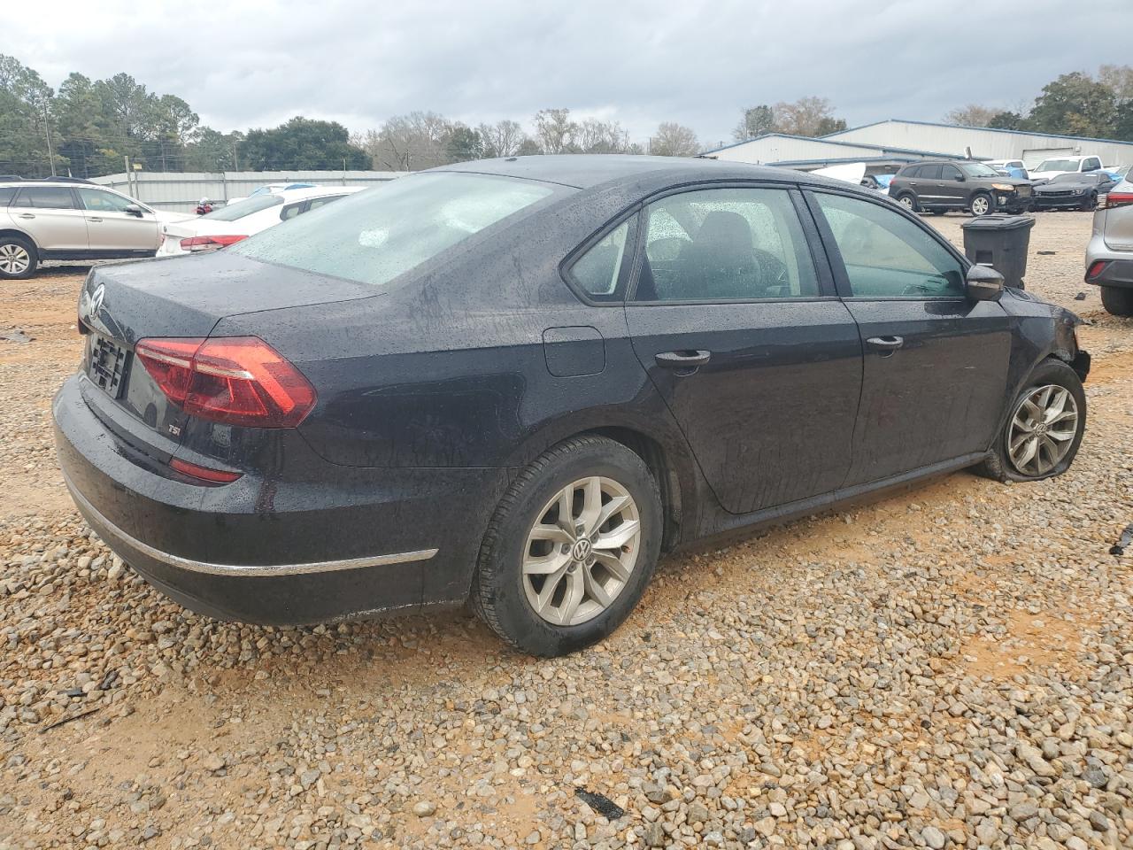 2018 Volkswagen Passat VIN 1VWAA7A32JC010027 Copart auction photo, front end / side damage thumbnail 3