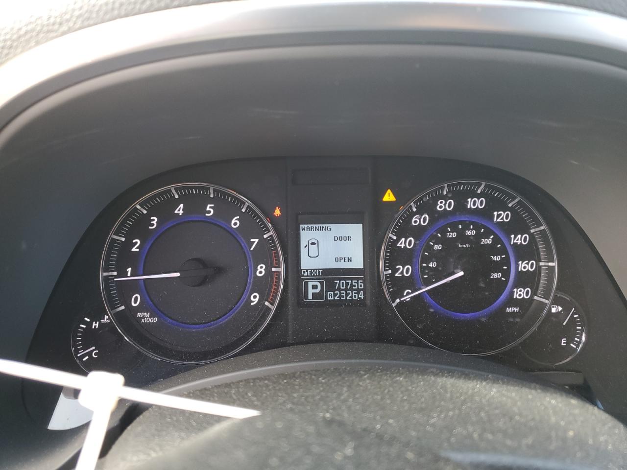 2014 Infiniti QX70 VIN JN8CS1MW0EM412001 Copart auction photo, rear end damage thumbnail 9