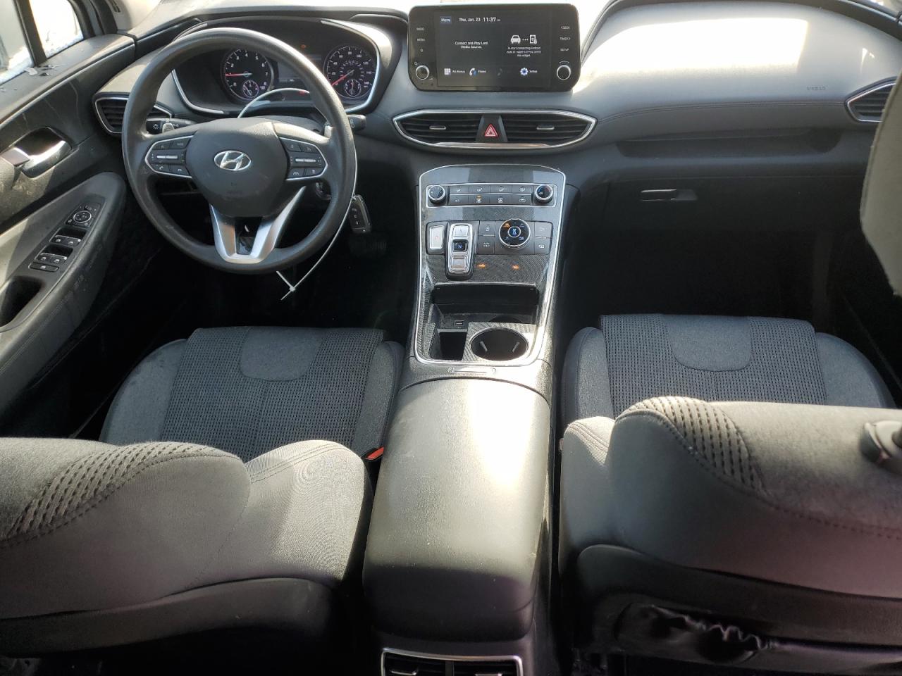 2021 Hyundai Santa Fe VIN 5NMS1DAJ8MH349689 Copart auction photo, front end / rear end damage thumbnail 8