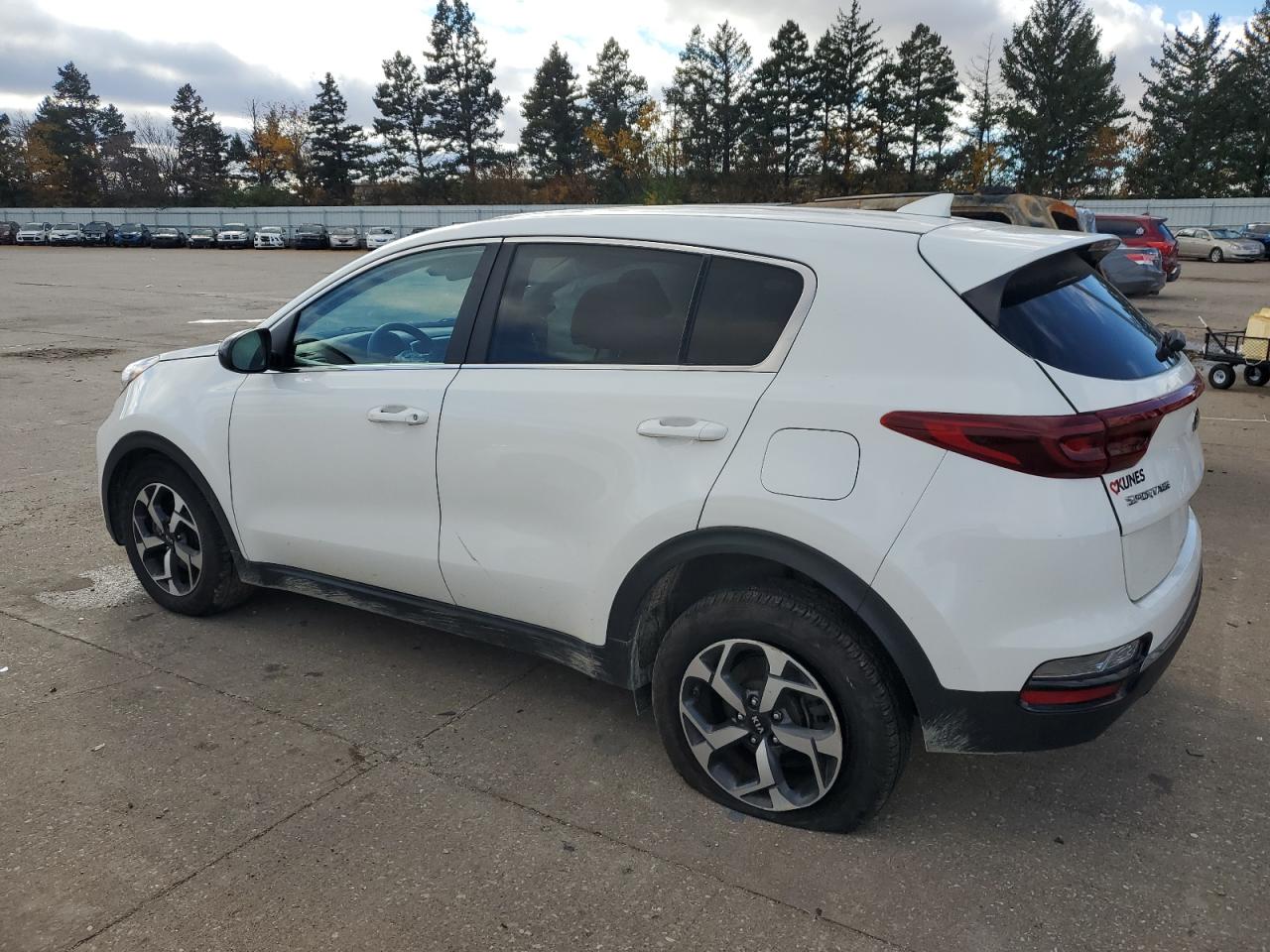 2020 KIA Sportage VIN KNDPM3AC2L7700854 Copart auction photo, all over / undercarriage damage thumbnail 2