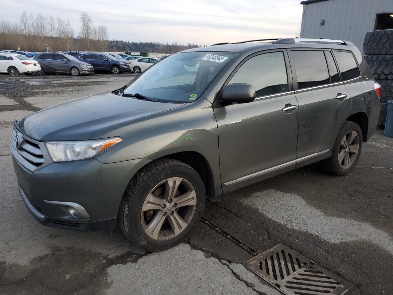 2013 Toyota Highlander VIN 5TDDK3EH2DS206516
