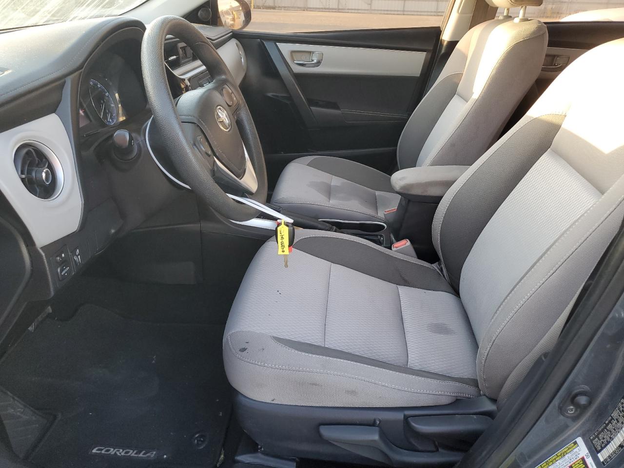 2019 Toyota Corolla VIN 2T1BURHEXKC196331 Copart auction photo, front end / frame damage damage thumbnail 7
