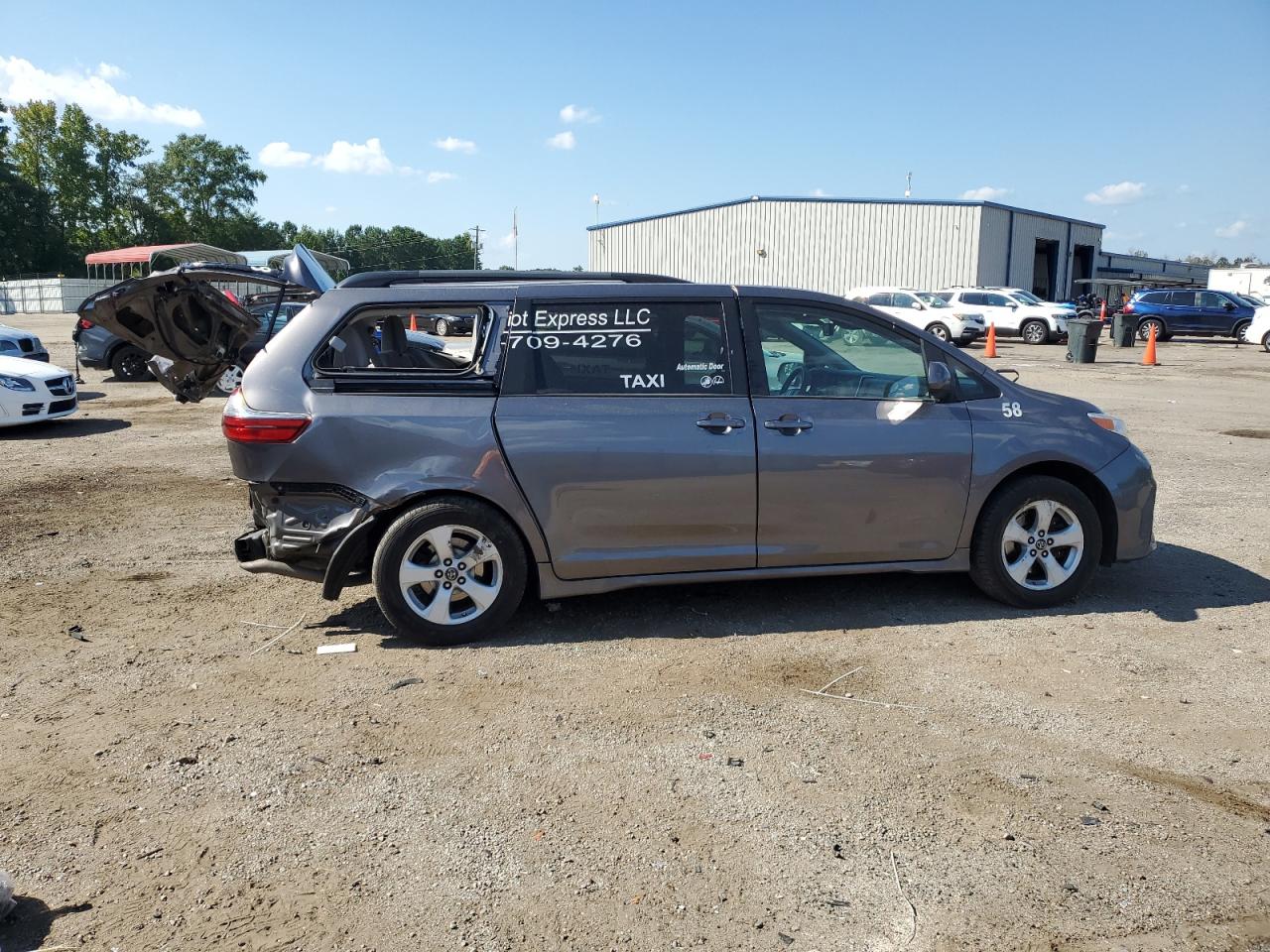 2020 Toyota Sienna VIN 5TDKZ3DC2LS036892 Copart auction photo, rear end damage thumbnail 3