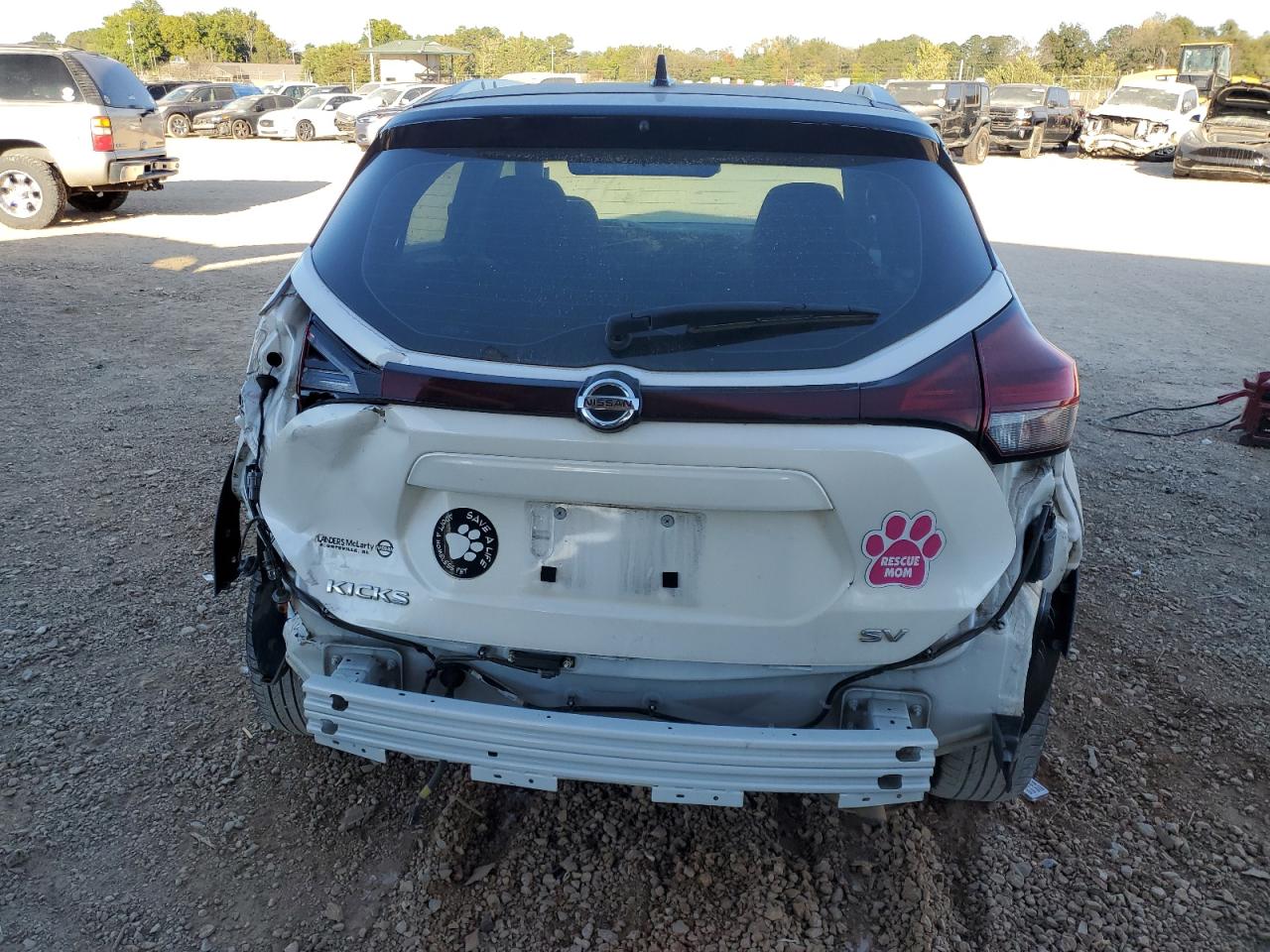 2021 Nissan Kicks VIN 3N1CP5CV3ML548714 Copart auction photo, rear end / side damage thumbnail 6