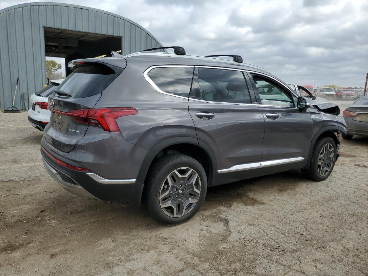 2022 Hyundai Santa Fe VIN KM8S3DA15NU020206 Copart auction photo, front end / minor dent/scratches damage thumbnail 3