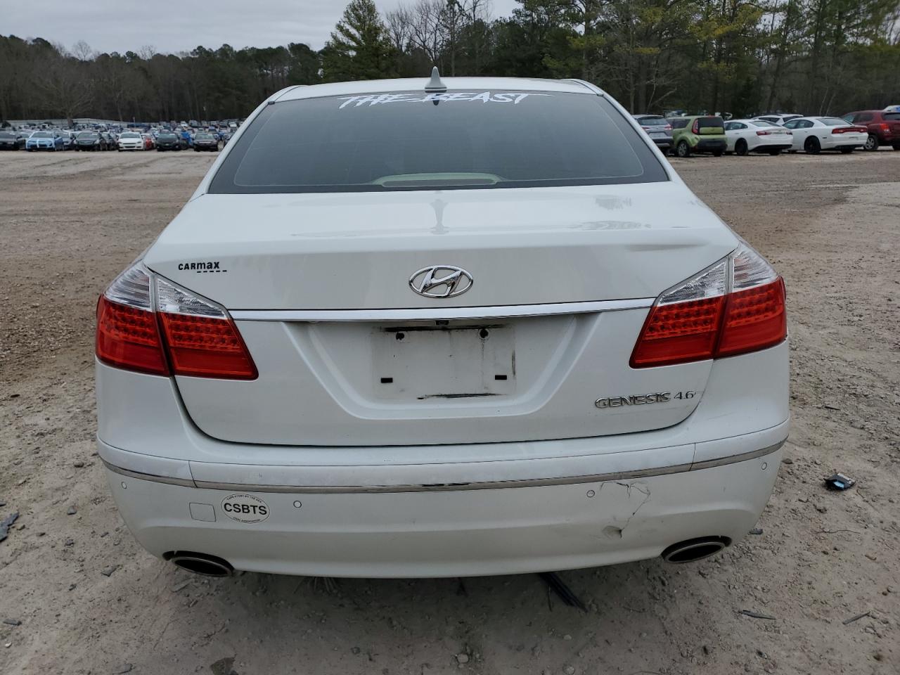 2009 Hyundai Genesis VIN KMHGC46F19U040419 Copart auction photo, front end damage thumbnail 6