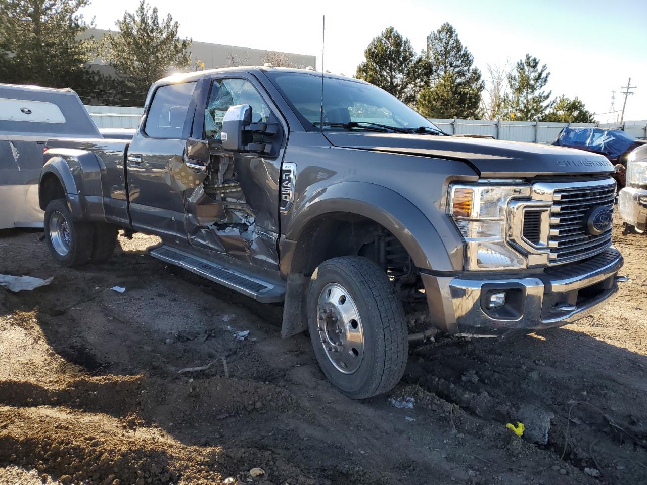 2022 Ford F450 VIN 1FT8W4DT2NEE85622 Copart auction photo, side damage thumbnail 4