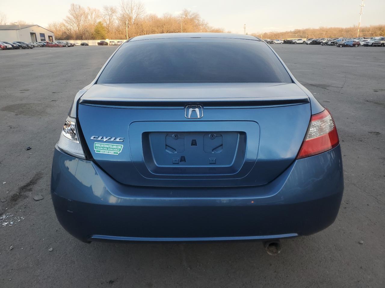2009 Honda Civic VIN 2HGFG12859H522454 Copart auction photo, all over damage thumbnail 6