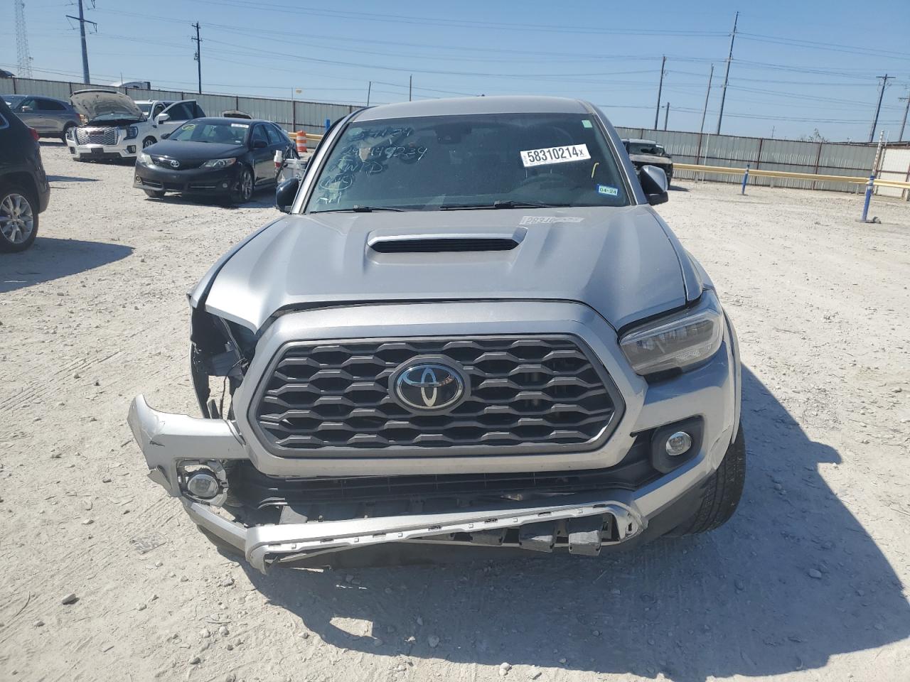 2021 Toyota Tacoma VIN 5TFAZ5CN7MX106862 Copart auction photo, all over damage thumbnail 5