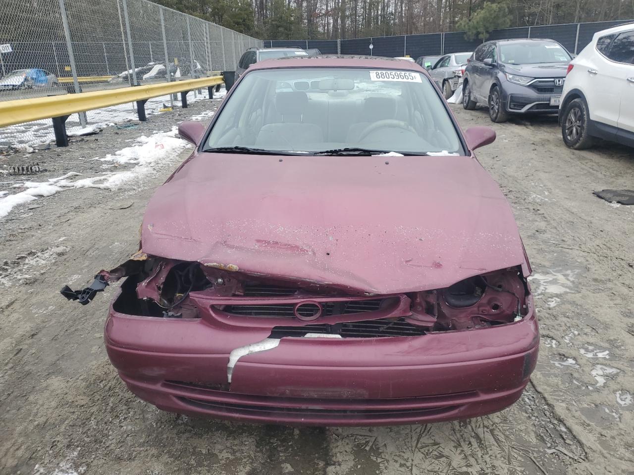 1998 Toyota Corolla VIN 2T1BR18E7WC033550 Copart auction photo, all over damage thumbnail 5