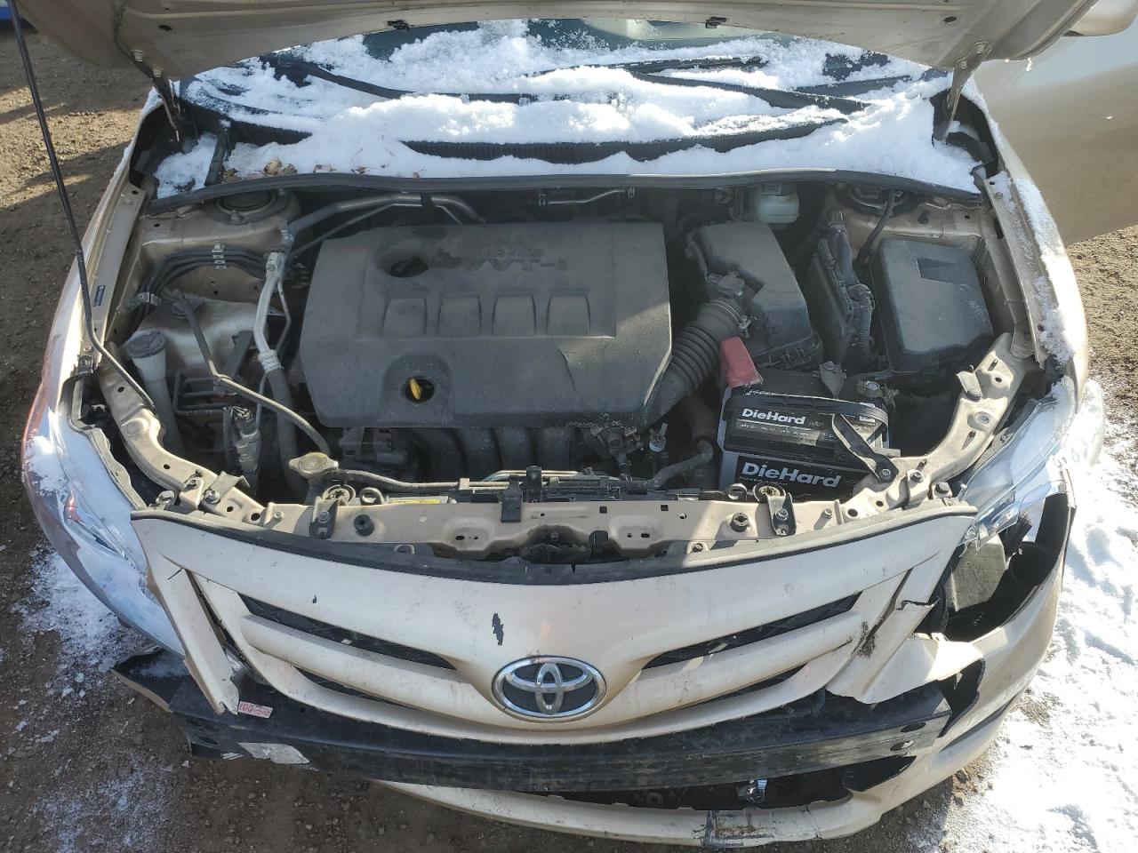 2011 Toyota Corolla VIN JTDBU4EEXB9129404 Copart auction photo, all over damage thumbnail 12