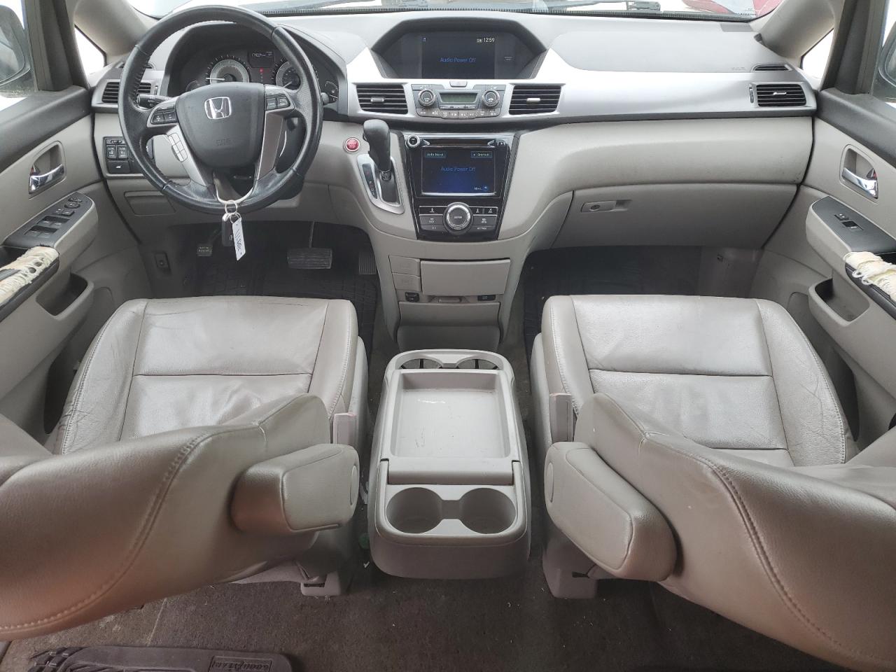 2014 Honda Odyssey VIN 5FNRL5H69EB045323 Copart auction photo, rear end / minor dent/scratches damage thumbnail 8