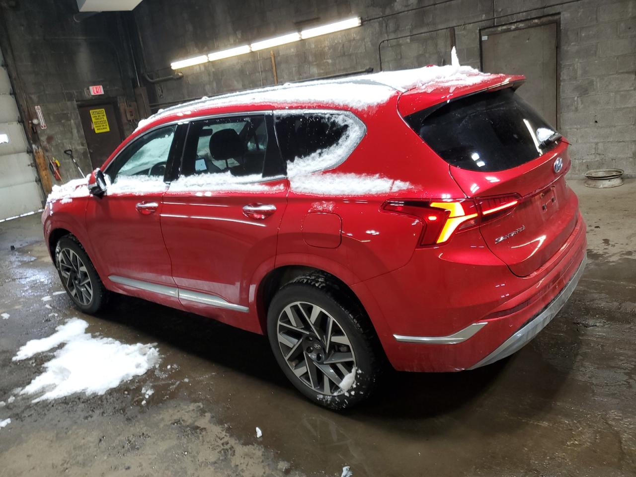 2022 Hyundai Santa Fe VIN 5NMS5DAL0NH467663 Copart auction photo, front end damage thumbnail 2