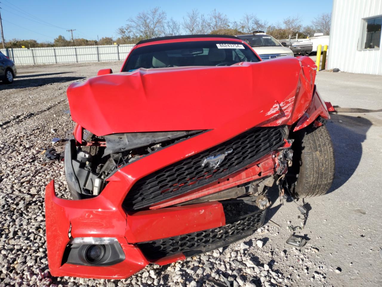 2017 Ford Mustang VIN 1FATP8UH8H5334305 Copart auction photo, front end / mechanical damage thumbnail 5