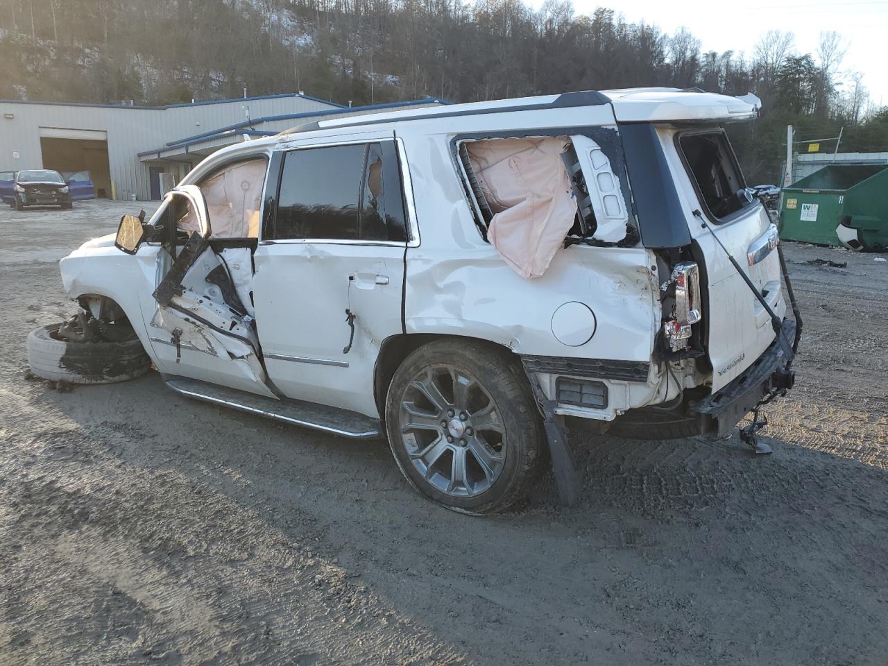 2016 GMC Yukon VIN 1GKS2CKJ6GR293441 Copart auction photo, rollover damage thumbnail 2