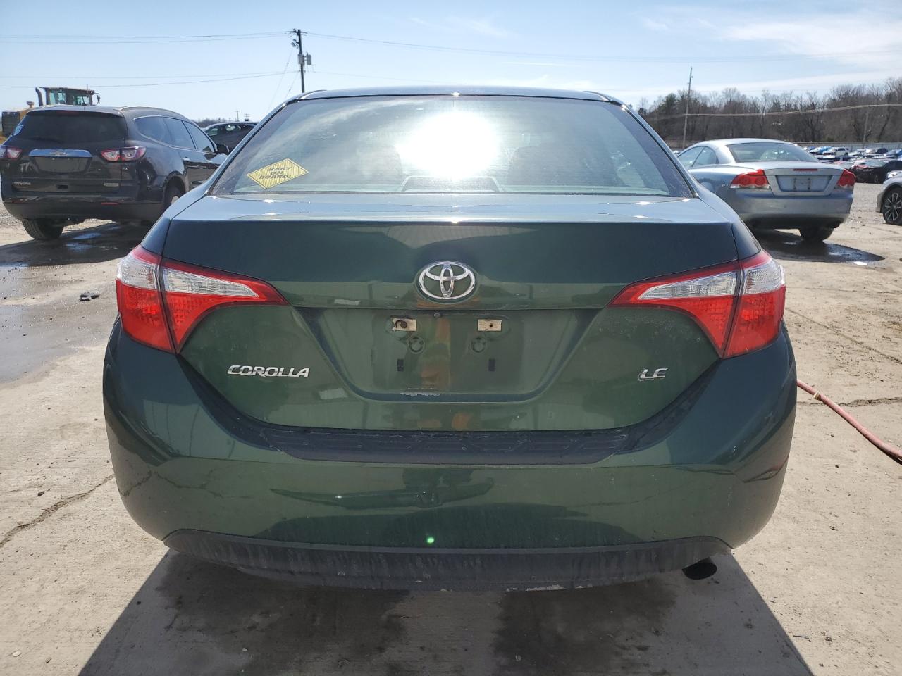 2016 Toyota Corolla VIN 5YFBURHE6GP436644 Copart auction photo, front end damage thumbnail 6