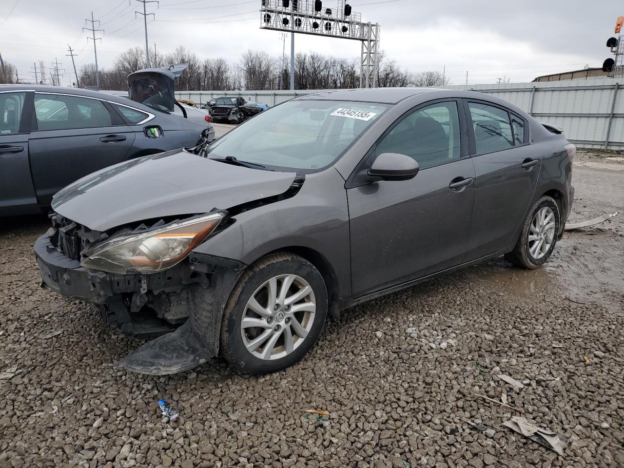 2012 Mazda 3 VIN JM1BL1VF8C1501154
