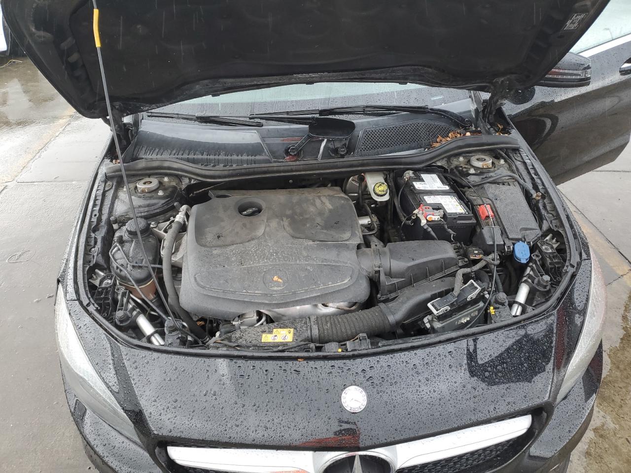 2016 Mercedes-Benz CLA-klasse VIN WDDSJ4EBXGN339732 Copart auction photo, front end / side damage thumbnail 11