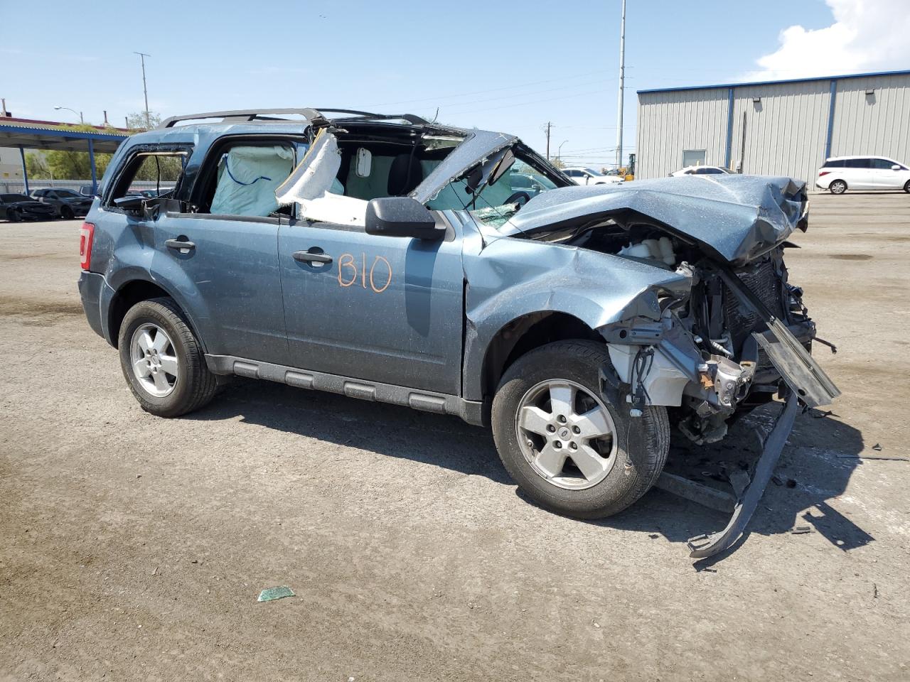 2012 Ford Escape VIN 1FMCU0DG8CKA22678 Copart auction photo, rollover damage thumbnail 4