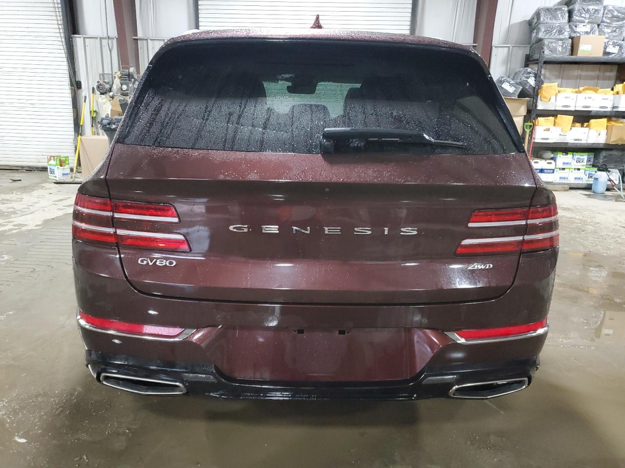 2021 Genesis Gv80 VIN KMUHBDSB4MU035199 Copart auction photo, side damage thumbnail 6