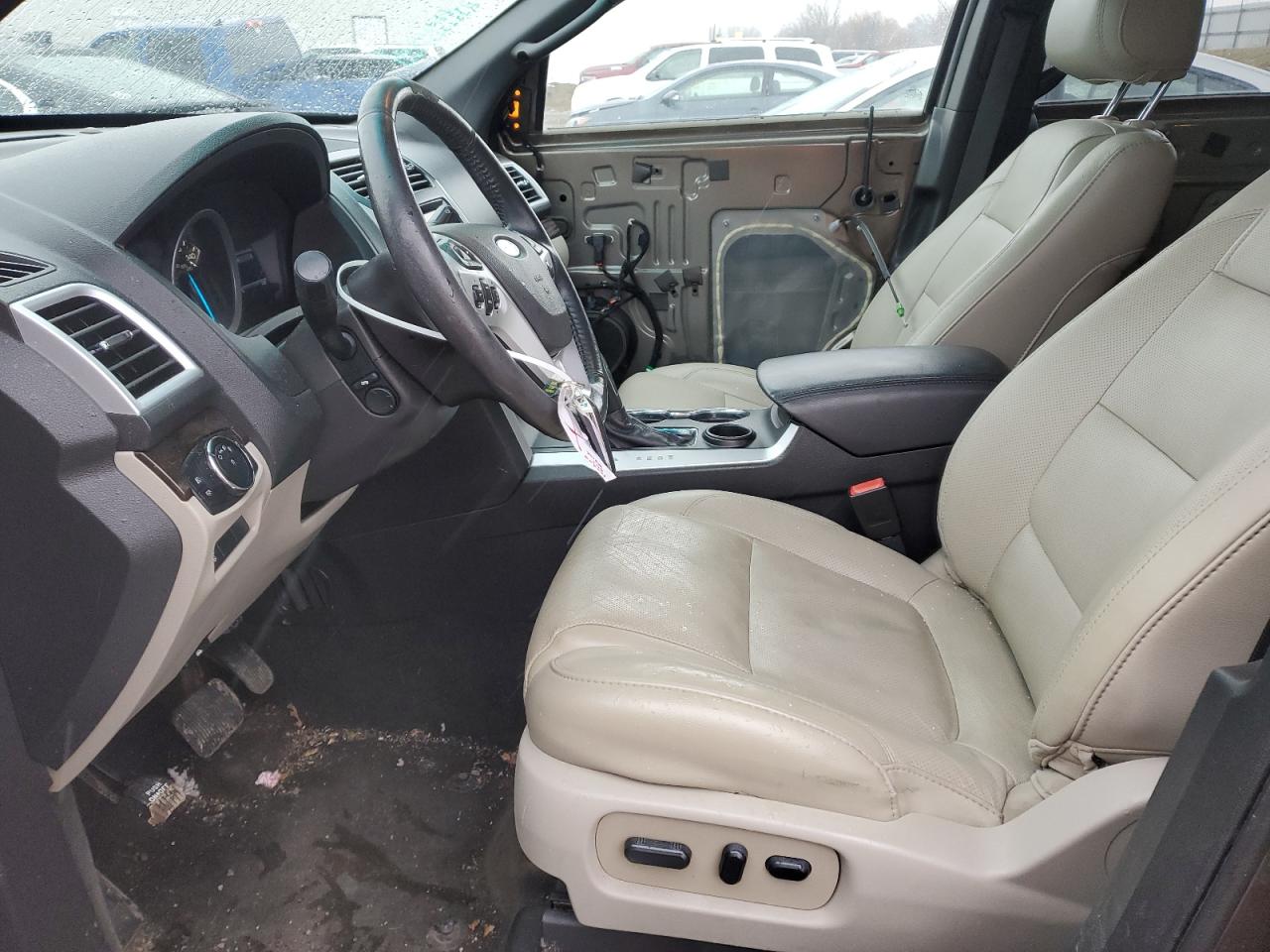 2015 Ford Explorer VIN 1FM5K7F81FGB21783 Copart auction photo, side damage thumbnail 7