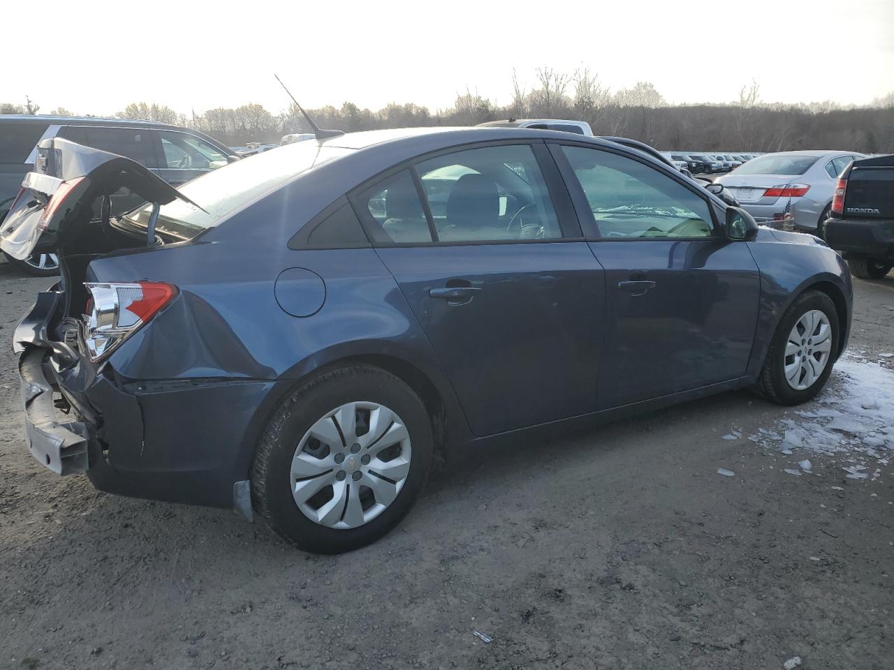 2014 Chevrolet Cruze VIN 1G1PA5SH8E7400665 Copart auction photo, rear end damage thumbnail 3