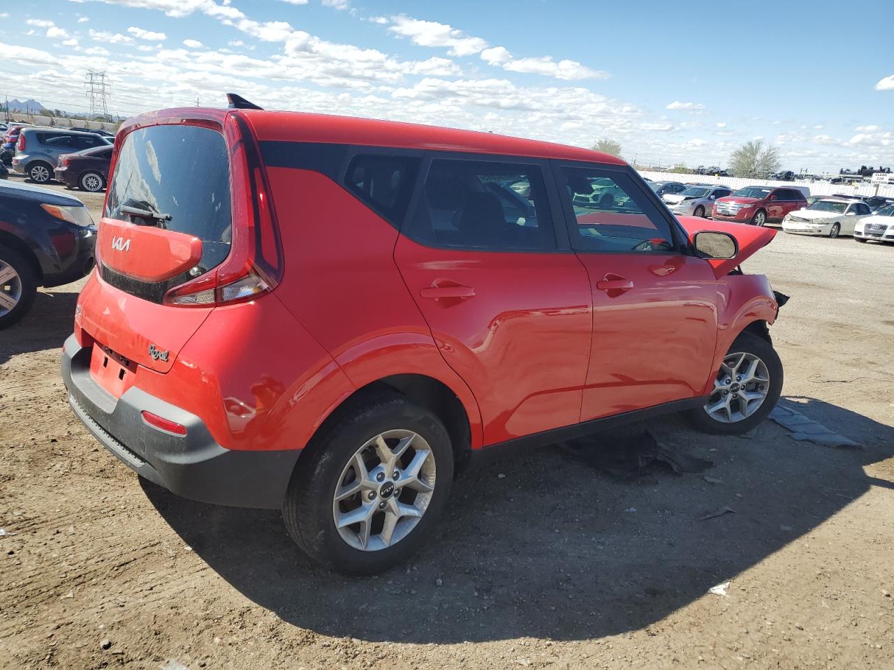 2022 KIA Soul VIN KNDJ23AU9N7186573 Copart auction photo, front end / frame damage damage thumbnail 3