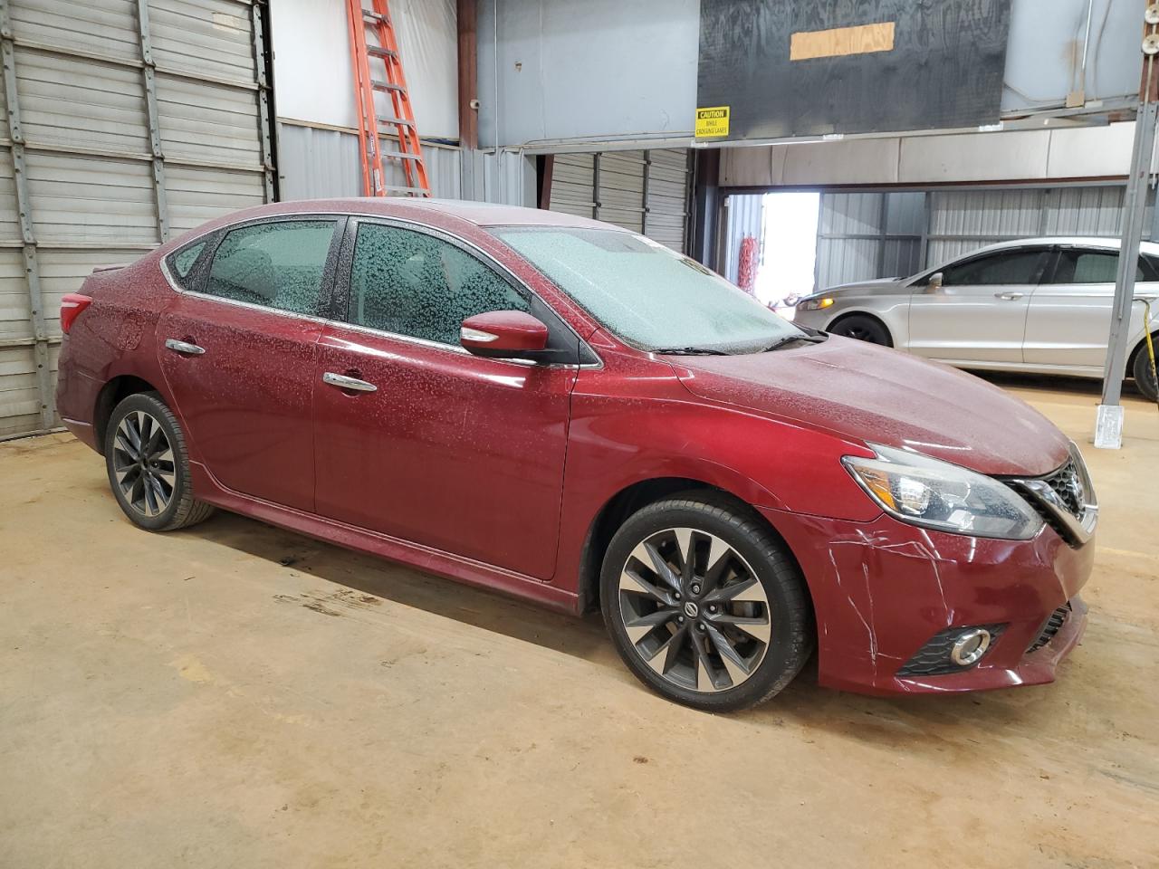 2017 Nissan Sentra VIN 3N1CB7AP6HY380445 Copart auction photo, front end / undercarriage damage thumbnail 4