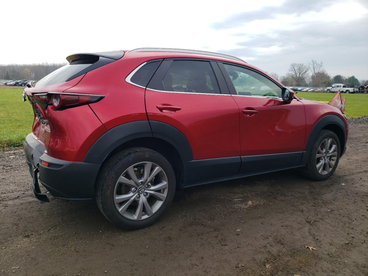 2022 Mazda CX-30 VIN 3MVDMBCL6NM425507 Copart auction photo, rear end / front end damage thumbnail 3