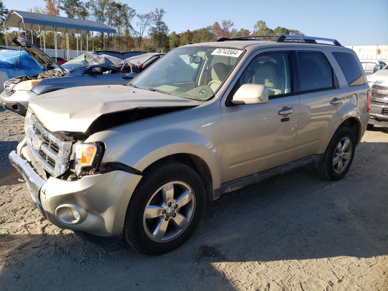 2012 Ford Escape VIN 1FMCU9EG5CKB77613