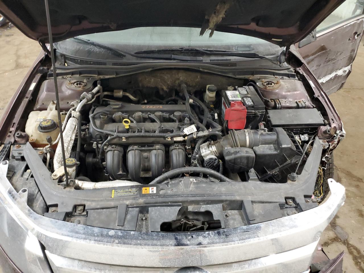 2012 Ford Fusion VIN 3FAHP0HA1CR193412 Copart auction photo, all over damage thumbnail 11