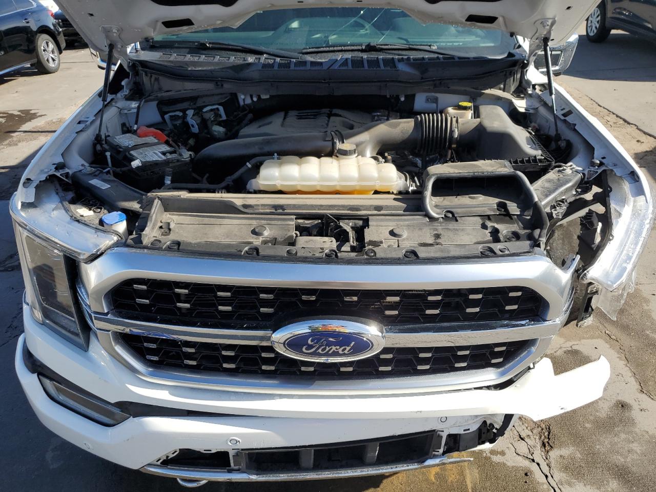 2023 Ford F-150 VIN 1FTFW1E89PFB19914 Copart auction photo, front end / side damage thumbnail 11