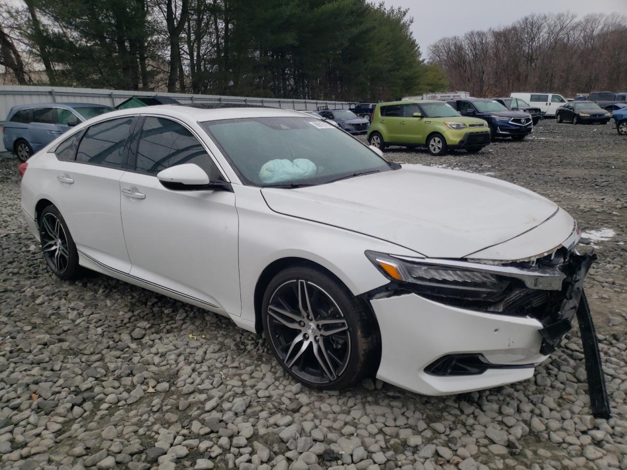 2021 Honda Accord VIN 1HGCV2F91MA022798 Copart auction photo, front end damage thumbnail 4