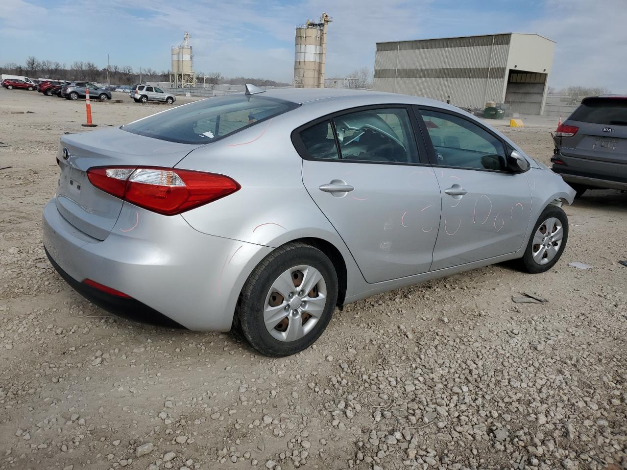 2016 KIA Forte VIN KNAFK4A68G5539040 Copart auction photo, front end damage thumbnail 3