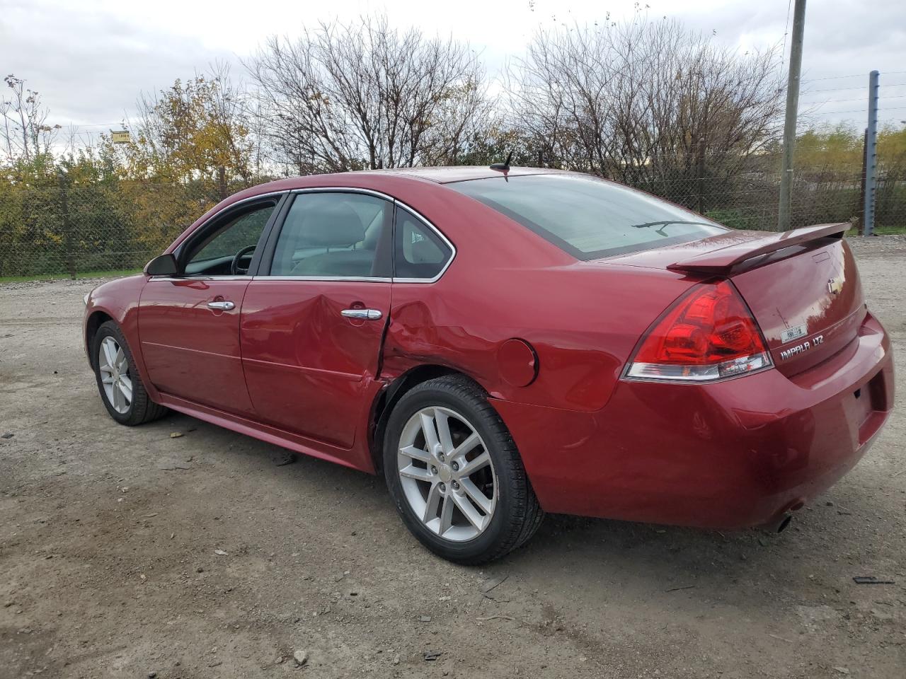 2013 Chevrolet Impala VIN 2G1WC5E39D1107519 Copart auction photo, rear end / side damage thumbnail 2