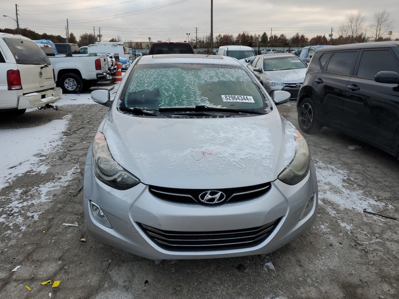 2012 Hyundai Elantra VIN KMHDH4AE3CU236971 Copart auction photo, rear end / minor dent/scratches damage thumbnail 5