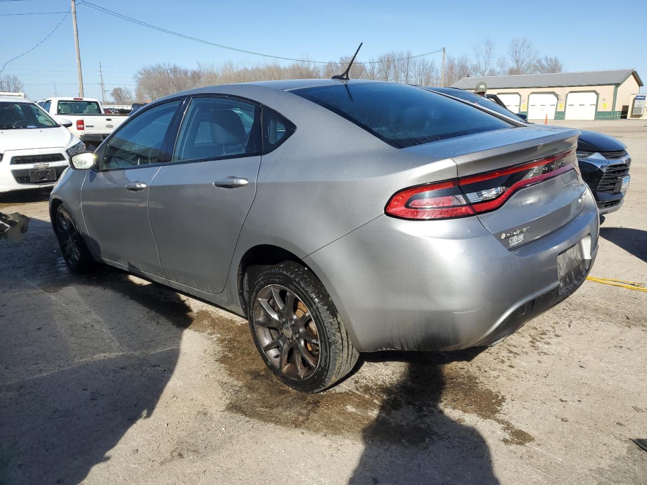 2016 Dodge Dart VIN 1C3CDFBB6GD578937 Copart auction photo, side / rear end damage thumbnail 2