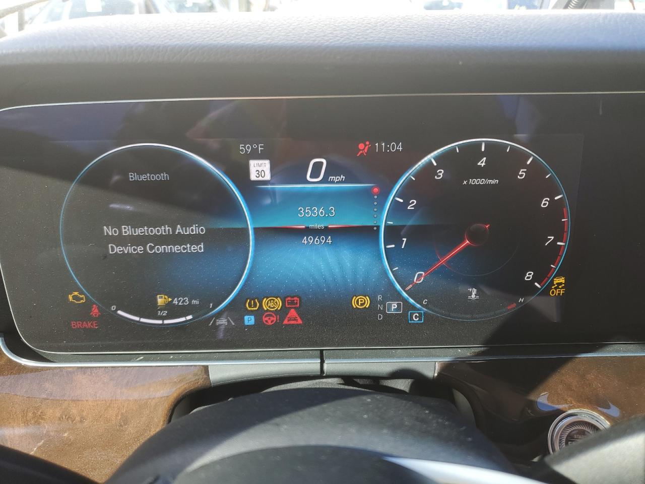 2021 Mercedes-Benz E-klasse VIN W1KZF8EB1MA952610 Copart auction photo, front end damage thumbnail 9