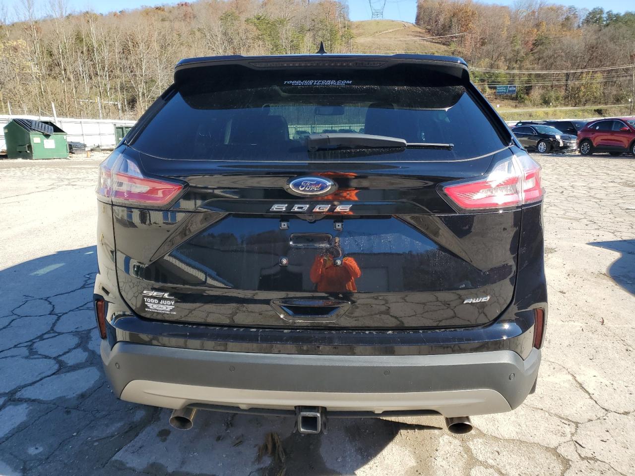 2022 Ford Edge VIN 2FMPK4J94NBA33999 Copart auction photo, front end / side damage thumbnail 6