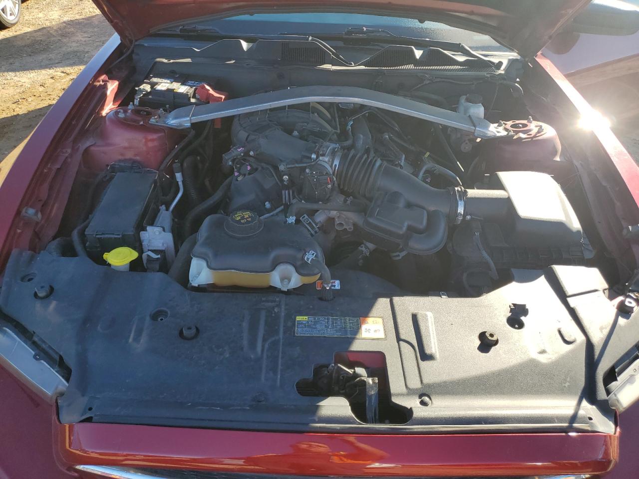 2014 Ford Mustang VIN 1ZVBP8EM9E5322996 Copart auction photo, rear end damage thumbnail 13