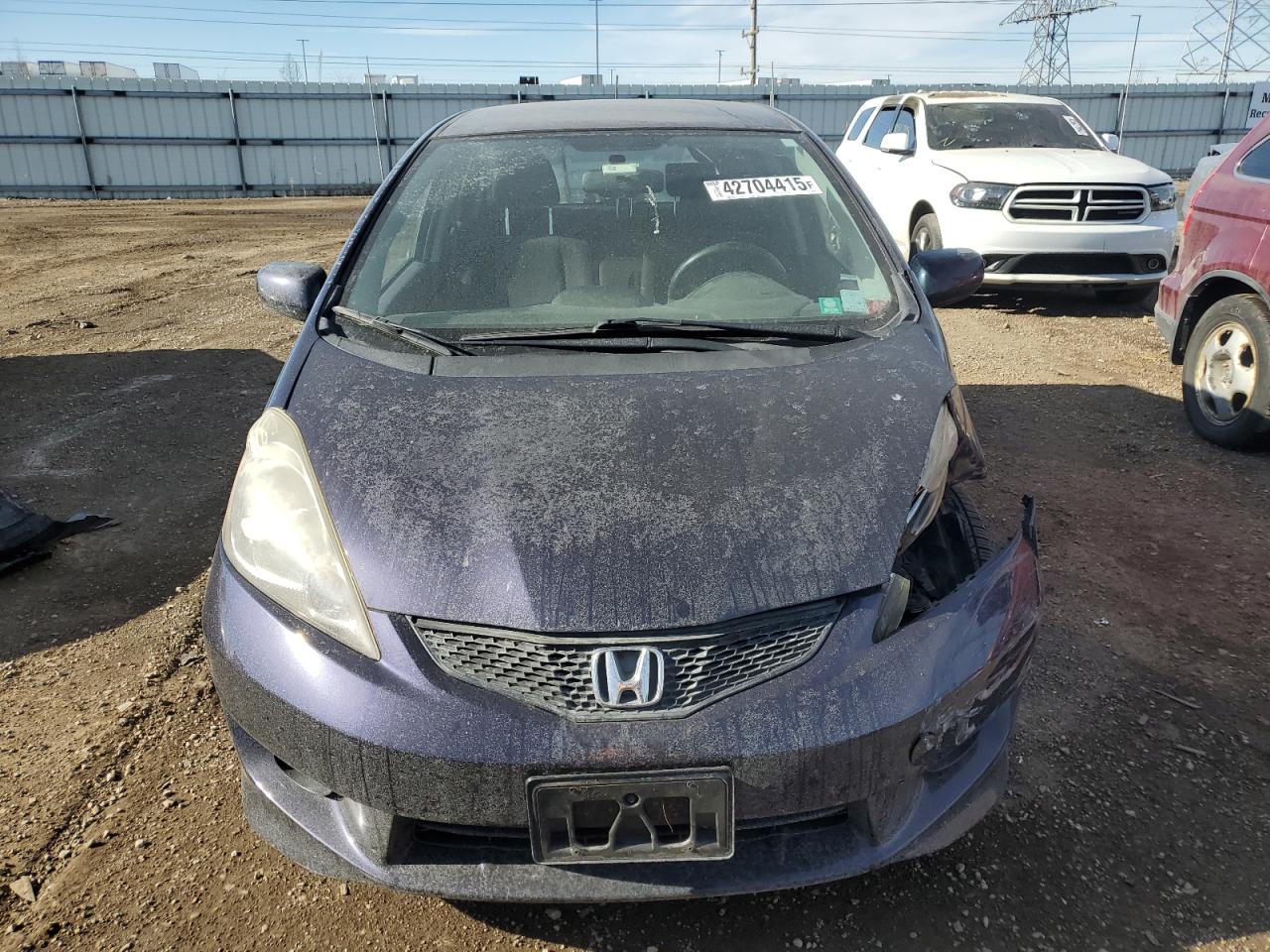 2010 Honda Fit VIN JHMGE8H49AS003330 Copart auction photo, front end / minor dent/scratches damage thumbnail 5