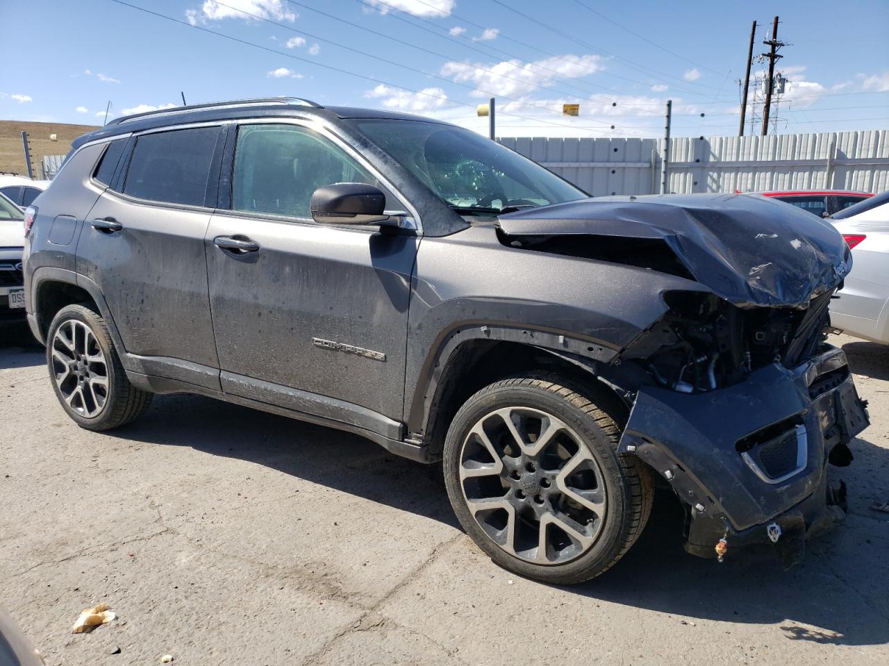 2017 Jeep Compass VIN 3C4NJDCB6HT635794 Copart auction photo, front end / undercarriage damage thumbnail 4