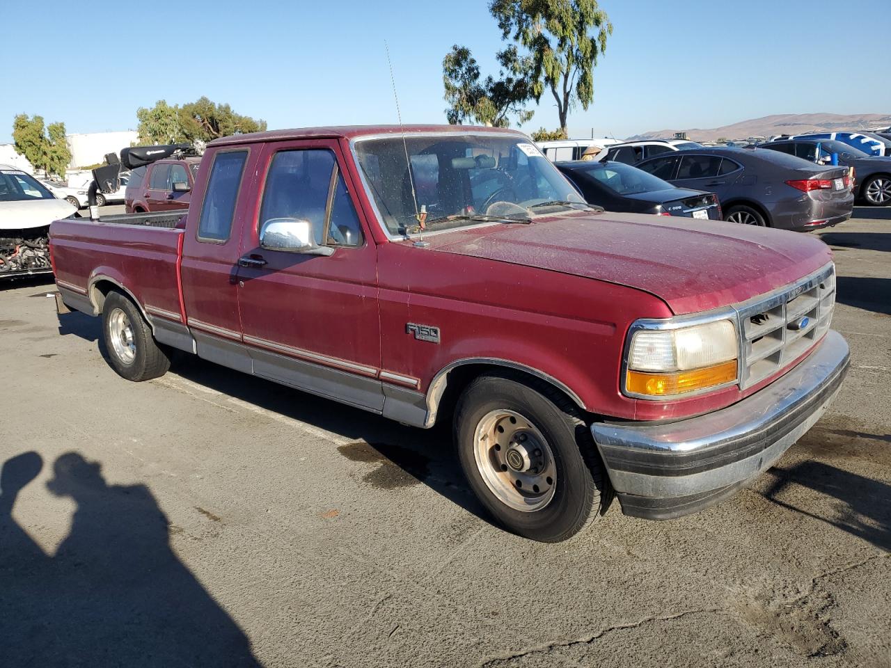 1995 Ford F-150 VIN 1FTEX15N0SKA13561 Copart auction photo, minor dent/scratches damage thumbnail 4