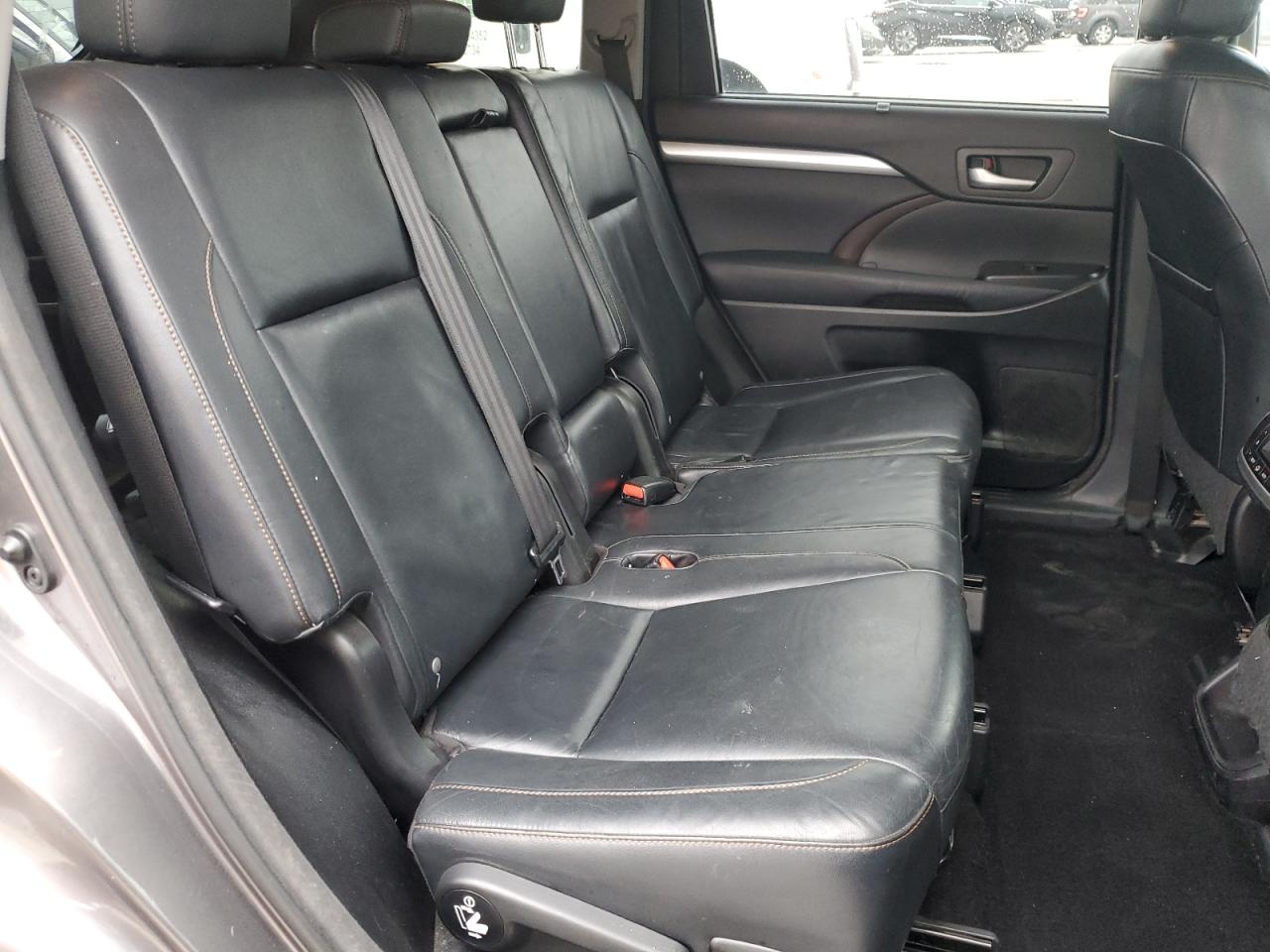 2014 Toyota Highlander VIN 5TDJKRFH3ES021025 Copart auction photo, rear end / side damage thumbnail 11