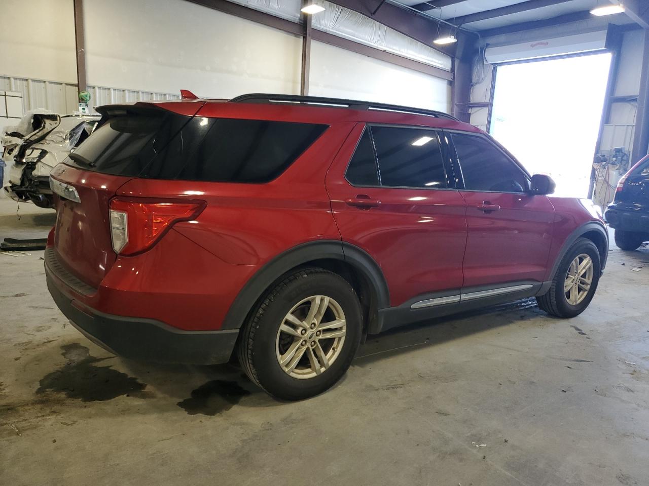 2020 Ford Explorer VIN 1FMSK7DH5LGC73809 Copart auction photo, front end damage thumbnail 3