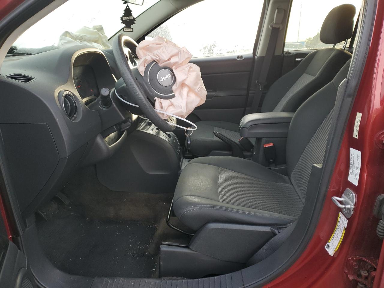 2013 Jeep Compass VIN 1C4NJCBB3DD229788 Copart auction photo, front end damage thumbnail 7