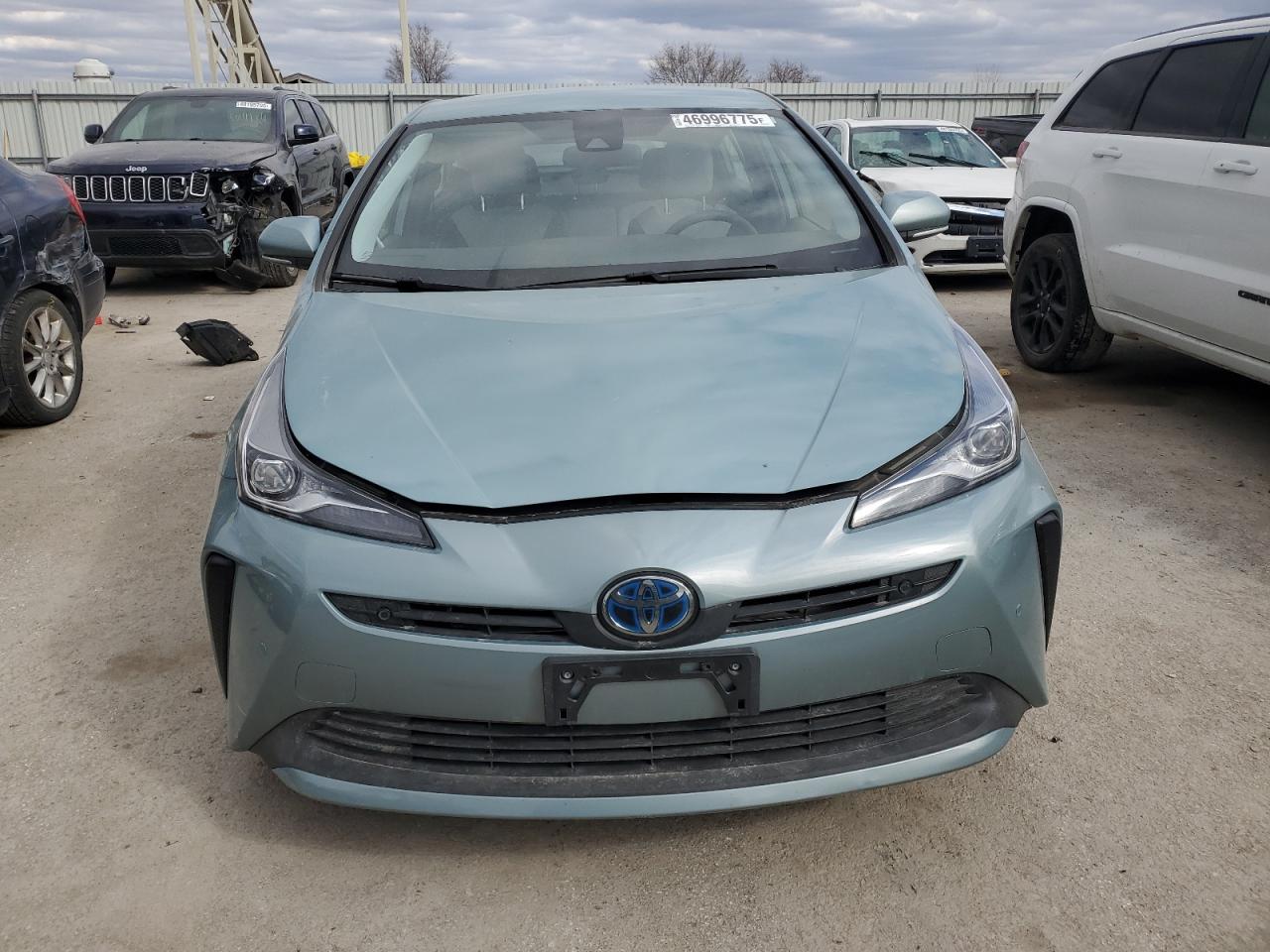 2019 Toyota Prius VIN JTDKARFU8K3087426 Copart auction photo, side / rear end damage thumbnail 5