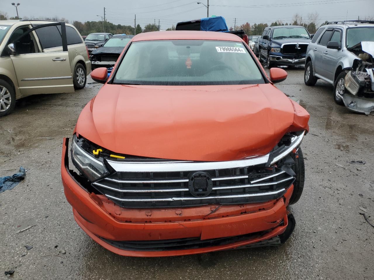2019 Volkswagen Jetta VIN 3VWCB7BU6KM244202 Copart auction photo, front end / minor dent/scratches damage thumbnail 5