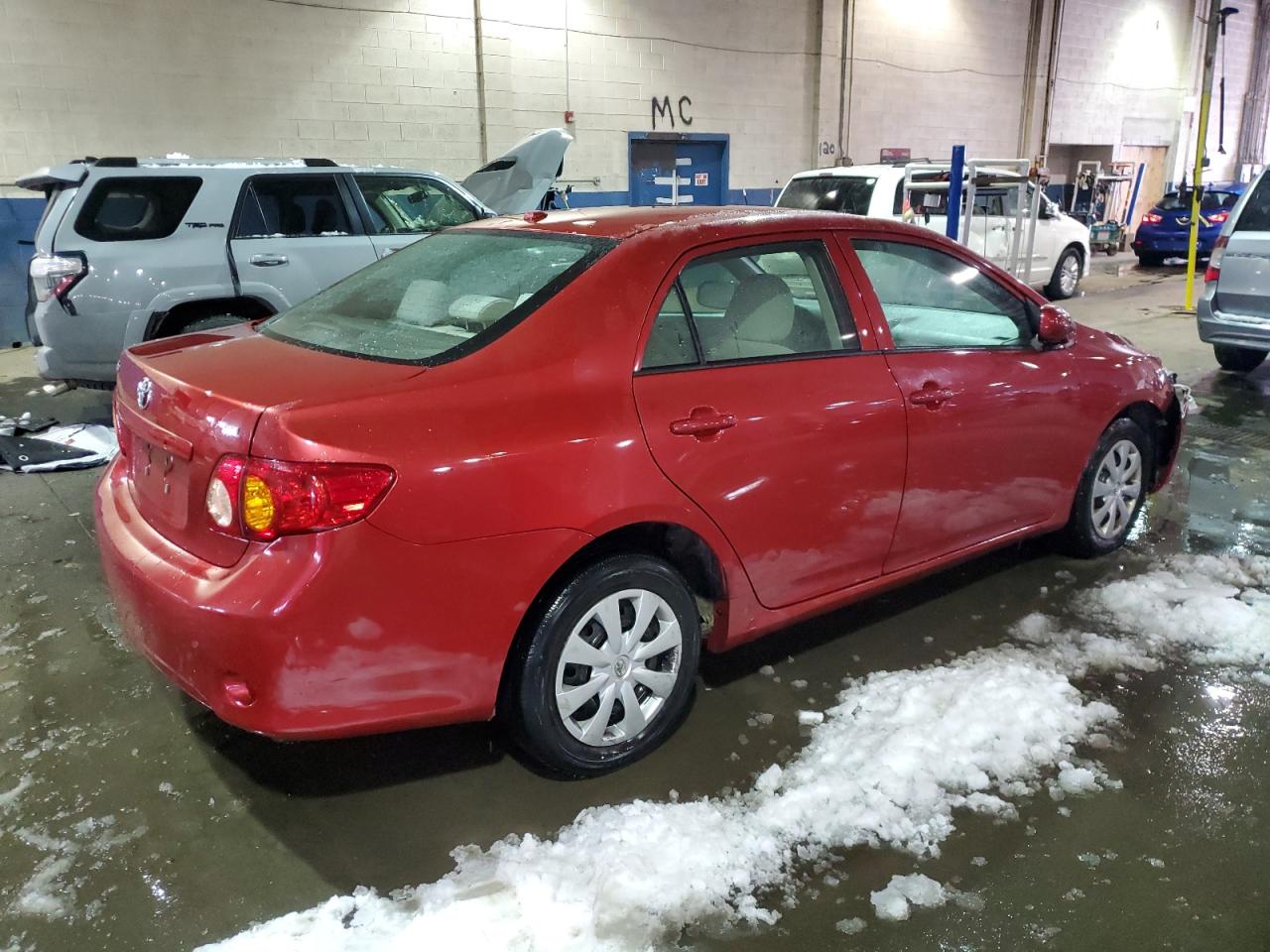 2010 Toyota Corolla VIN 1NXBU4EEXAZ290083 Copart auction photo, front end damage thumbnail 3