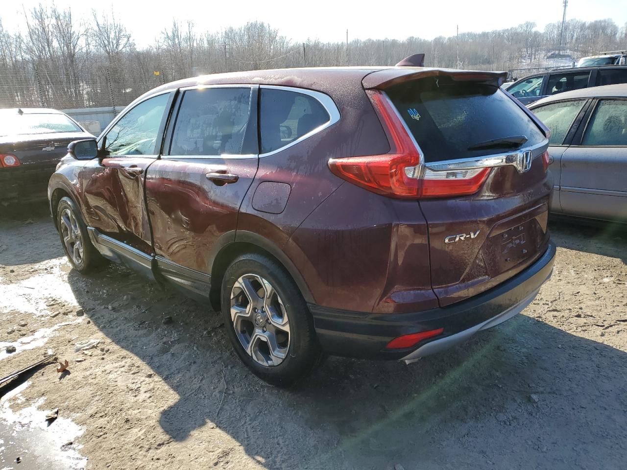 2019 Honda CR-V VIN 7FARW1H85KE028522 Copart auction photo, side damage thumbnail 2